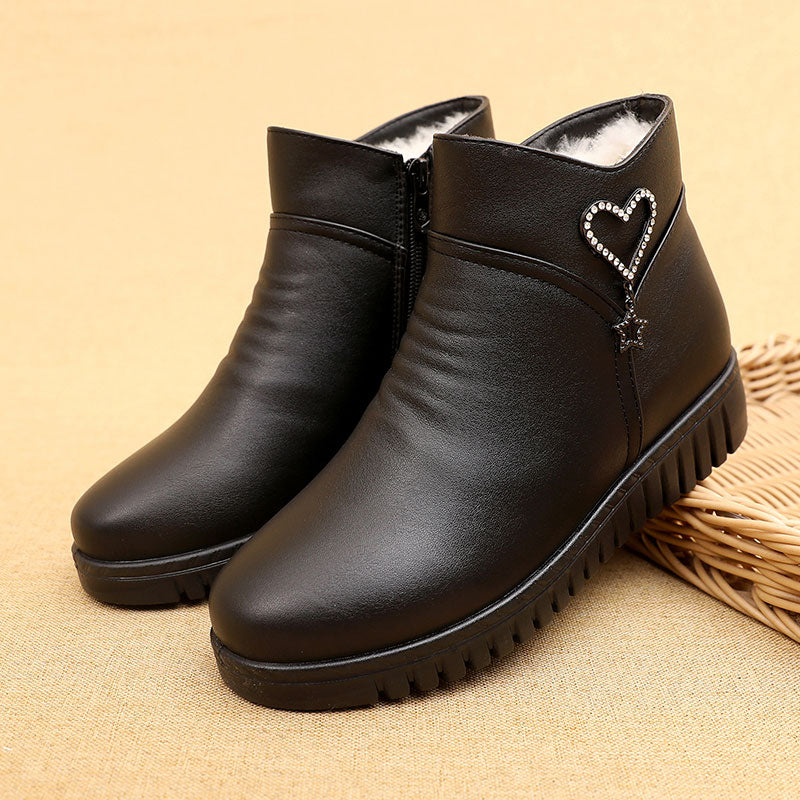 Warm Middle-aged Non-slip Cotton Shoes For The Elderly