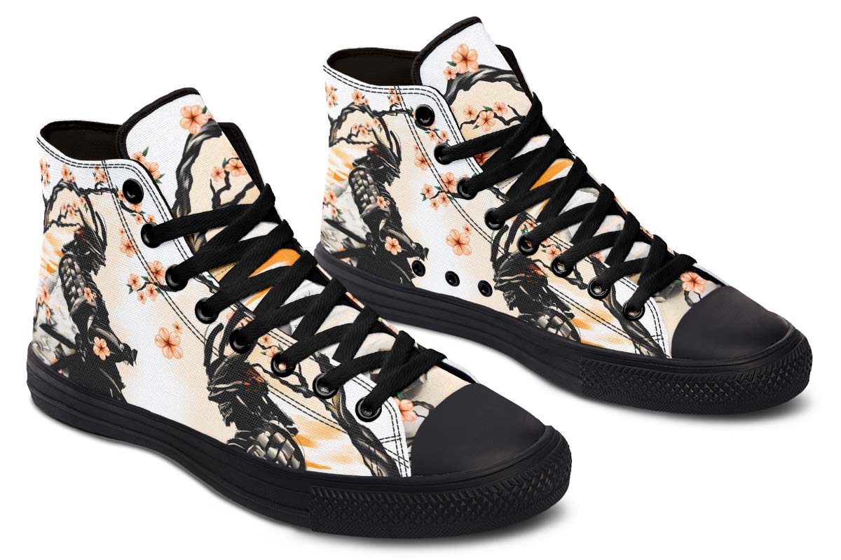 Men's And Women's Fashion Color Printing High-top Canvas Shoes