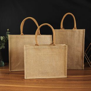 Linen Red Wine Bag Wine Packaging Bag Four-bottle Package Double Handbag Wine Bag