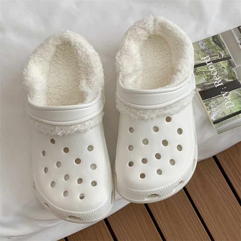 Fleece-lined Insulated Shoe Covers That Are Detachable