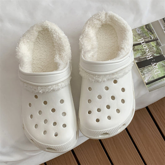 Fleece-lined Insulated Shoe Covers That Are Detachable