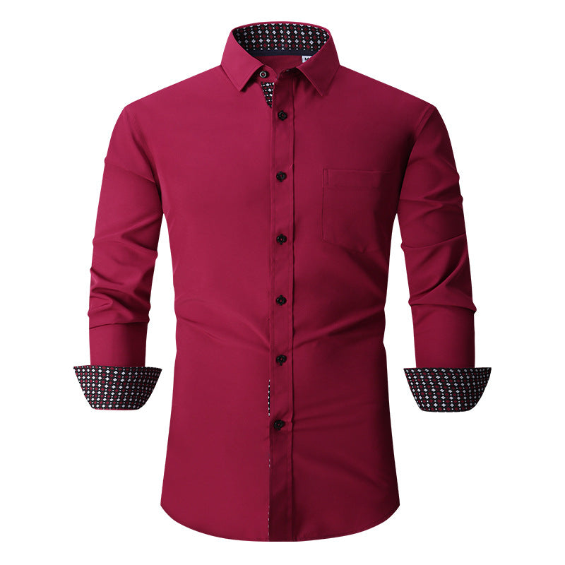 Premium Fashion Men's Shirt Business Long Sleeve