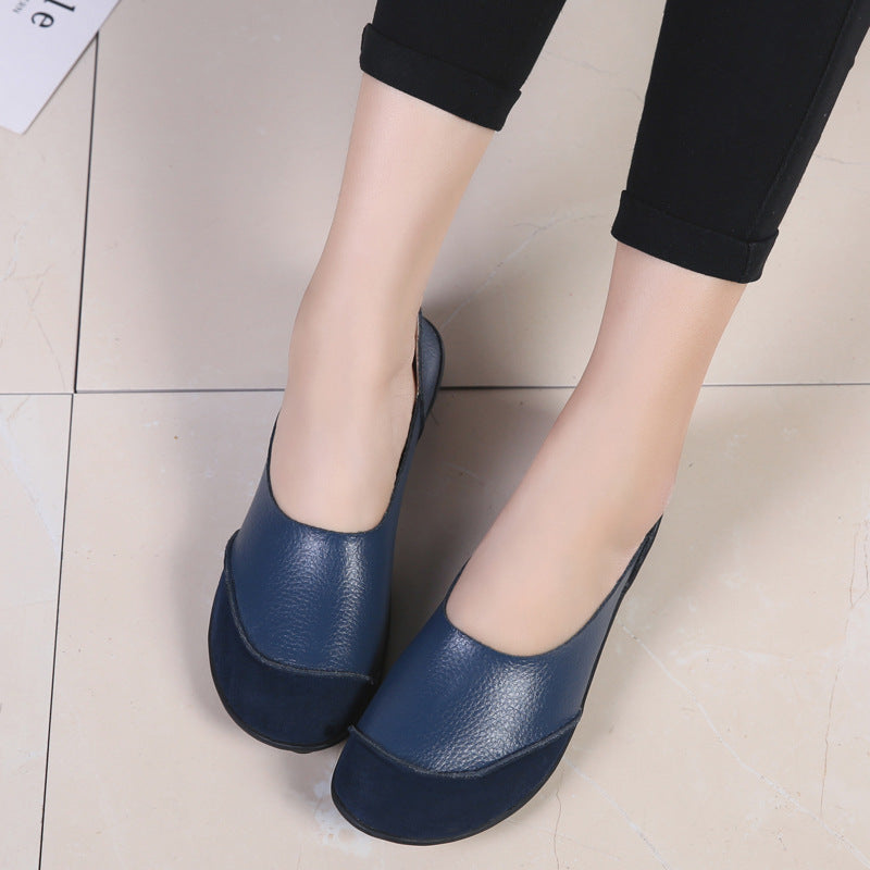 Womens Springsummer Loafers In Korean Casual Style