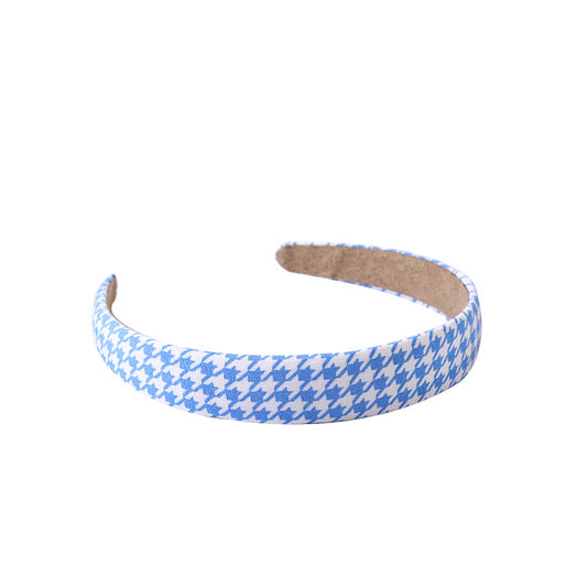 Hong Kong Style Houndstooth Headband Outer Wear Simple Female Hair Band Hair Tie