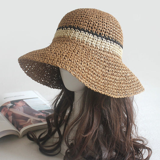 Shade Sunscreen Ladies Pot Straw  Hat