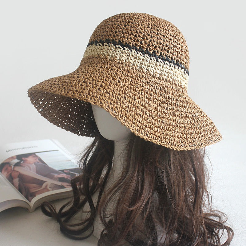 Shade Sunscreen Ladies Pot Straw  Hat