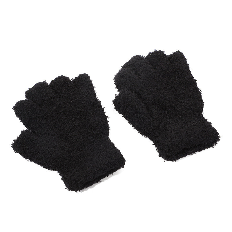 Crafts Wool Gloves Plate Walnut
