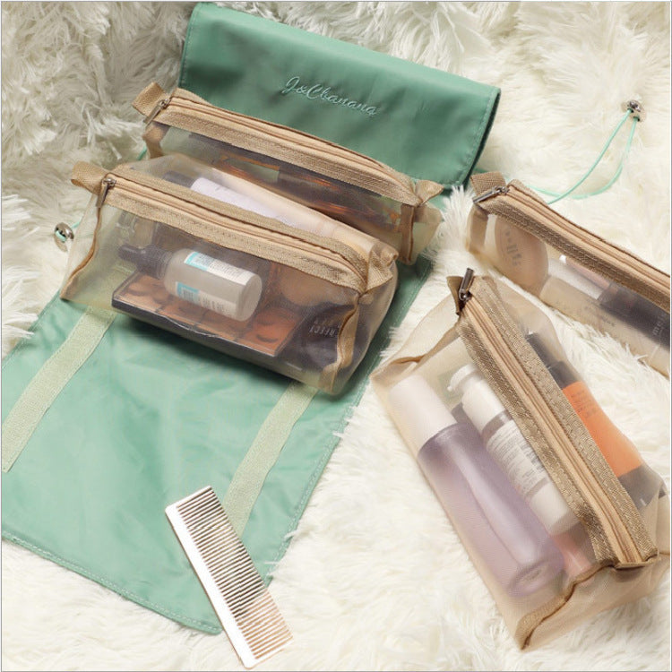 Cosmetic Bag Foldable Travel Bag  4pcs