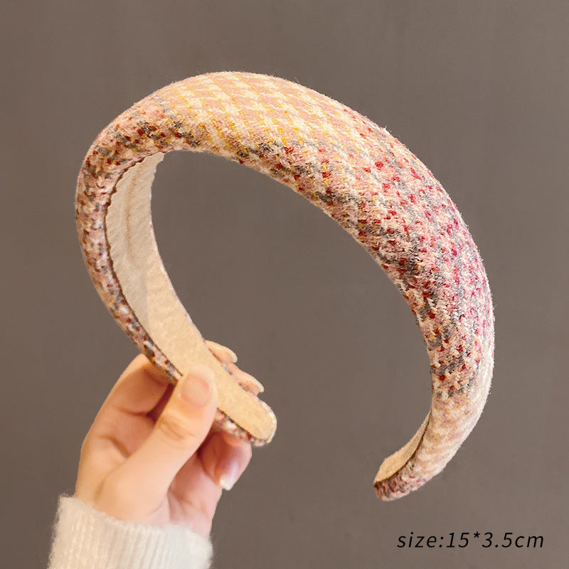 Hot Selling Retro French Style Plush Hair Band For Women