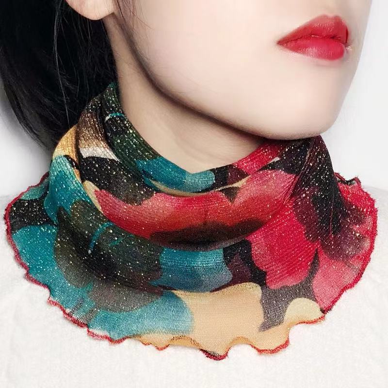 Earrings Variety Bib Women's Turtleneck Scarf Face Mask