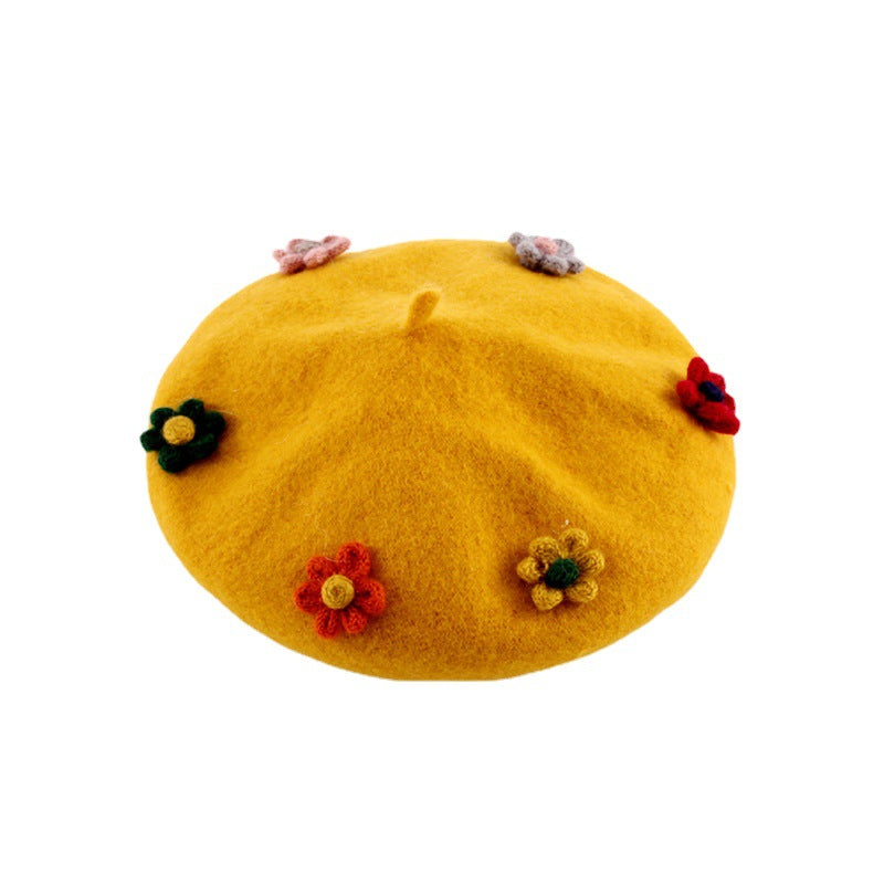 Warm Beret British Fashion Painter Hat