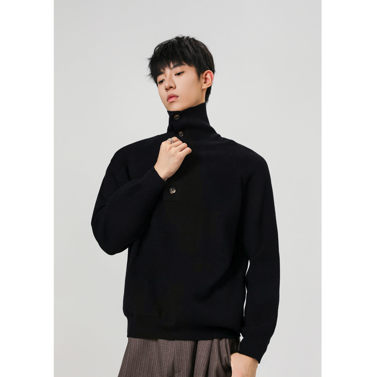 Men's Korean Style Trendy Turtleneck Sweater