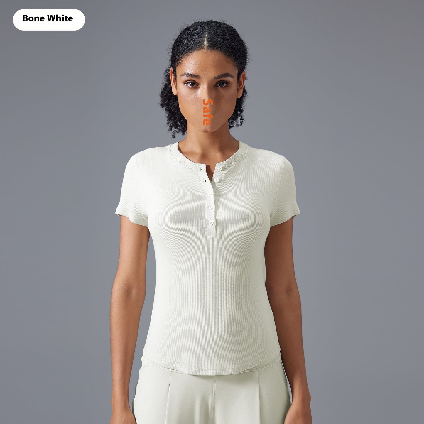 Leisure Wild Running Sports Nude Feel Slim Fit Yoga T-shirt