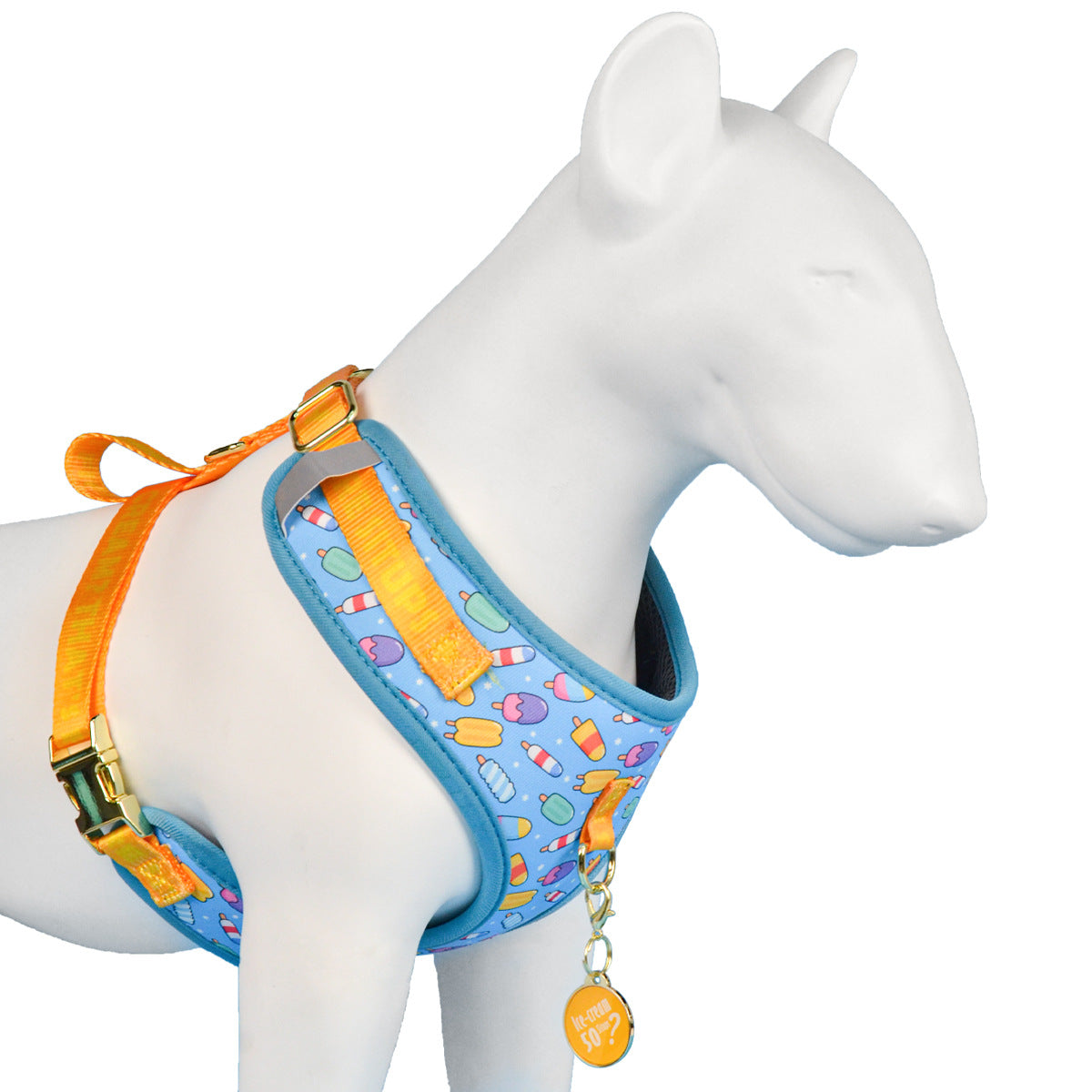 Fashionable Breathable Adjustable Dog Breast Strap