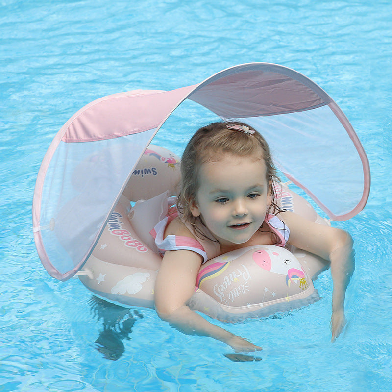 Sun Protection Swimming Ring Non-slip Baby Buoy