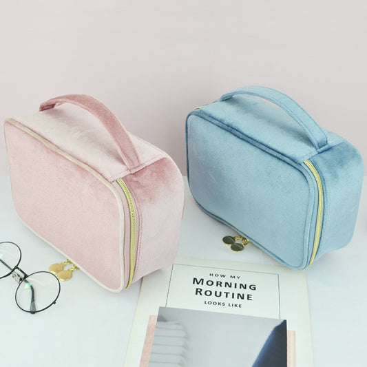Multi-functional Portable Fashion Velvet Cosmetic Bag Advanced