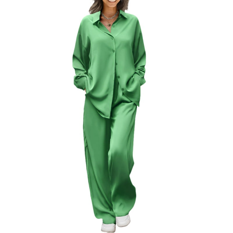 Casual Relaxed And Minimalist Long Womens Suit