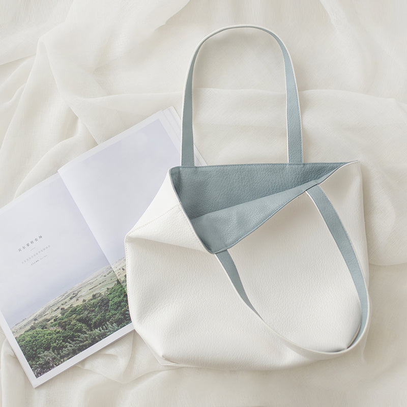 Double-sided Design Can Be Used On Both Sides Of The Shoulder Tote Bag