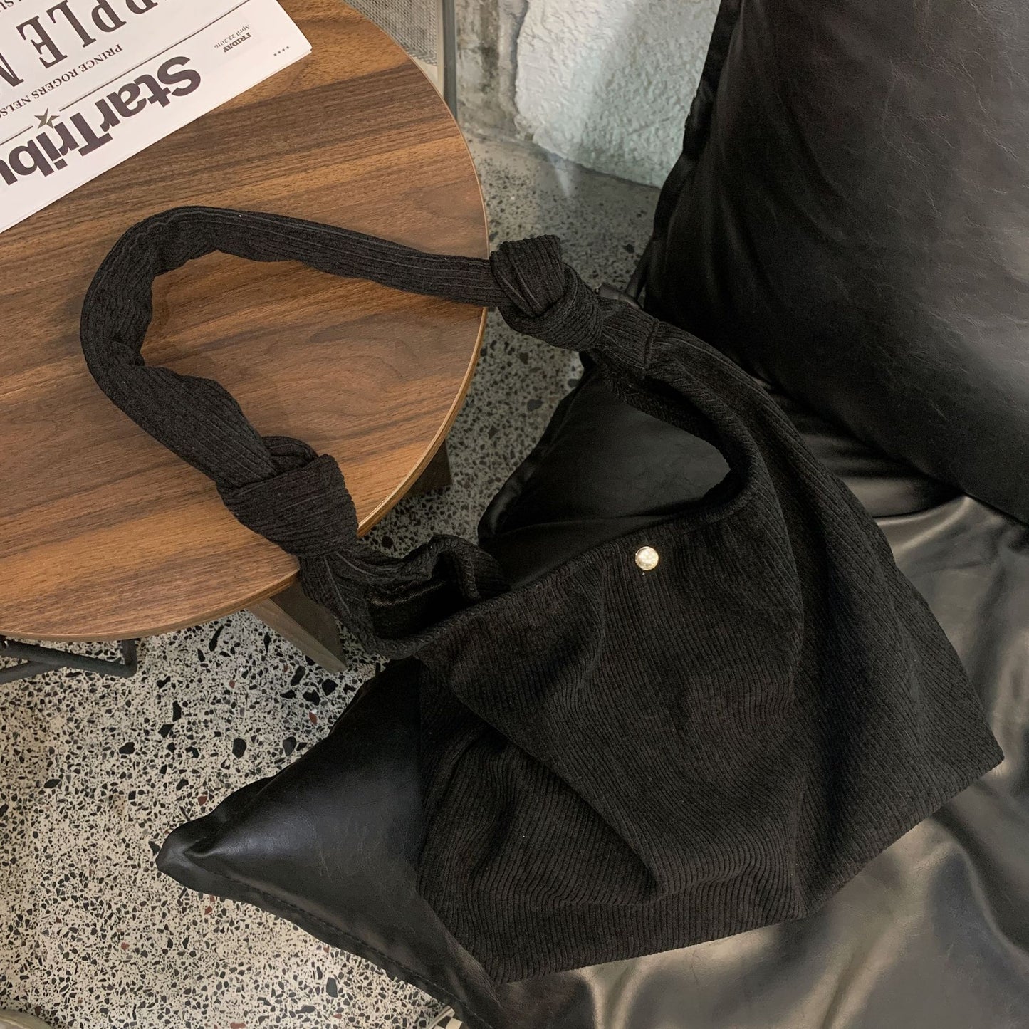 Trendy Fashion Mori Corduroy Bag For Students In Class