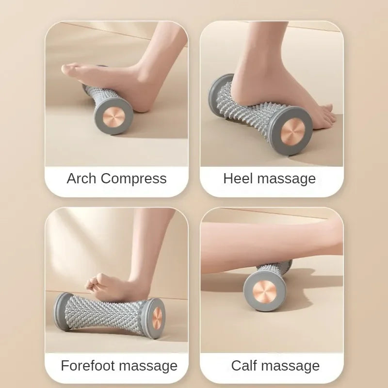 Fodrulle til lindring af plantar fasciitis og hæl-, fod- og svangsmerter Refleksologimassager til afslapning af ryg-, ben- og håndmuskler