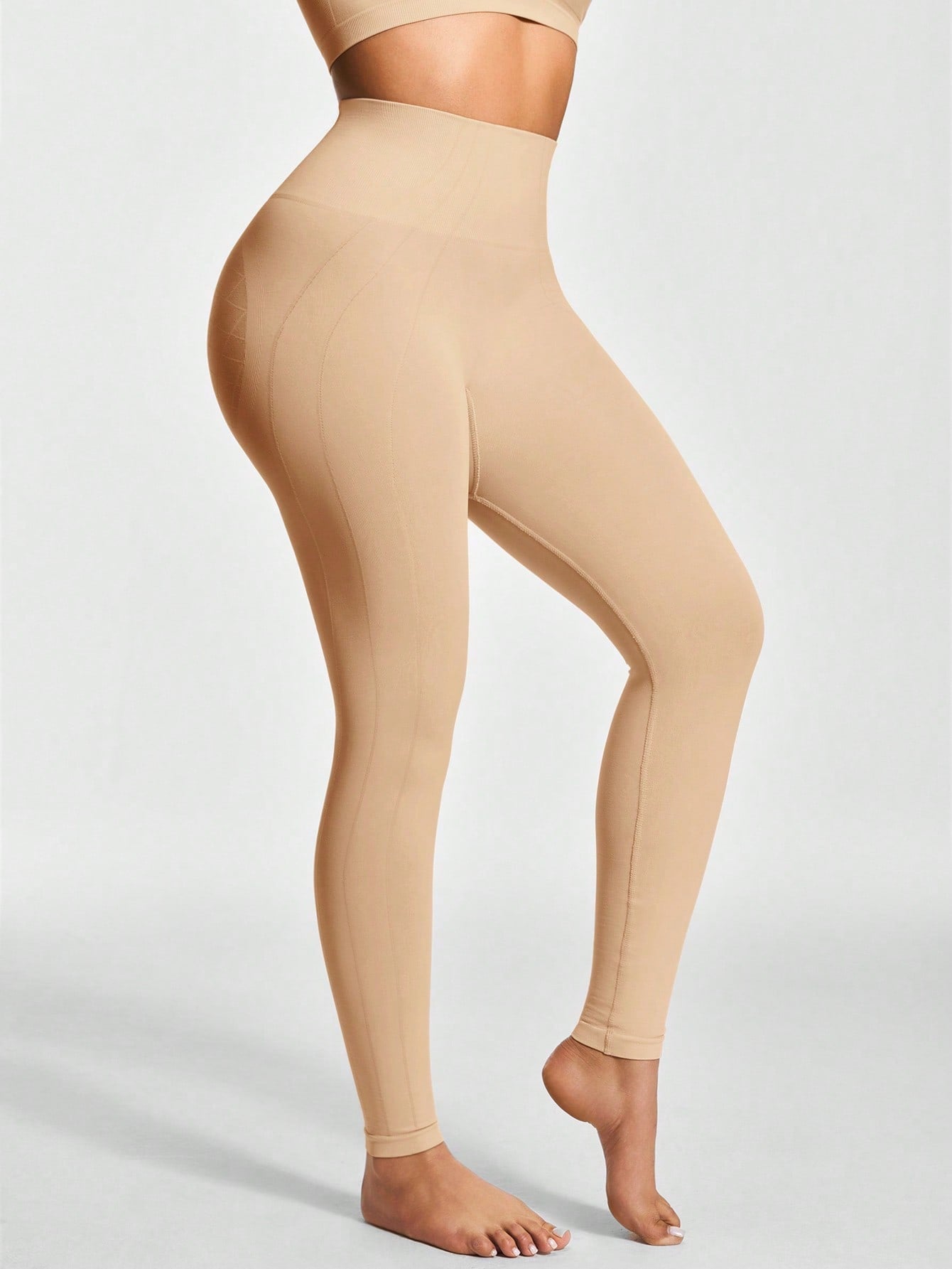 Women's Firm Control Full-Length Leggings - Butt-Lift & Tummy Thigh Contour