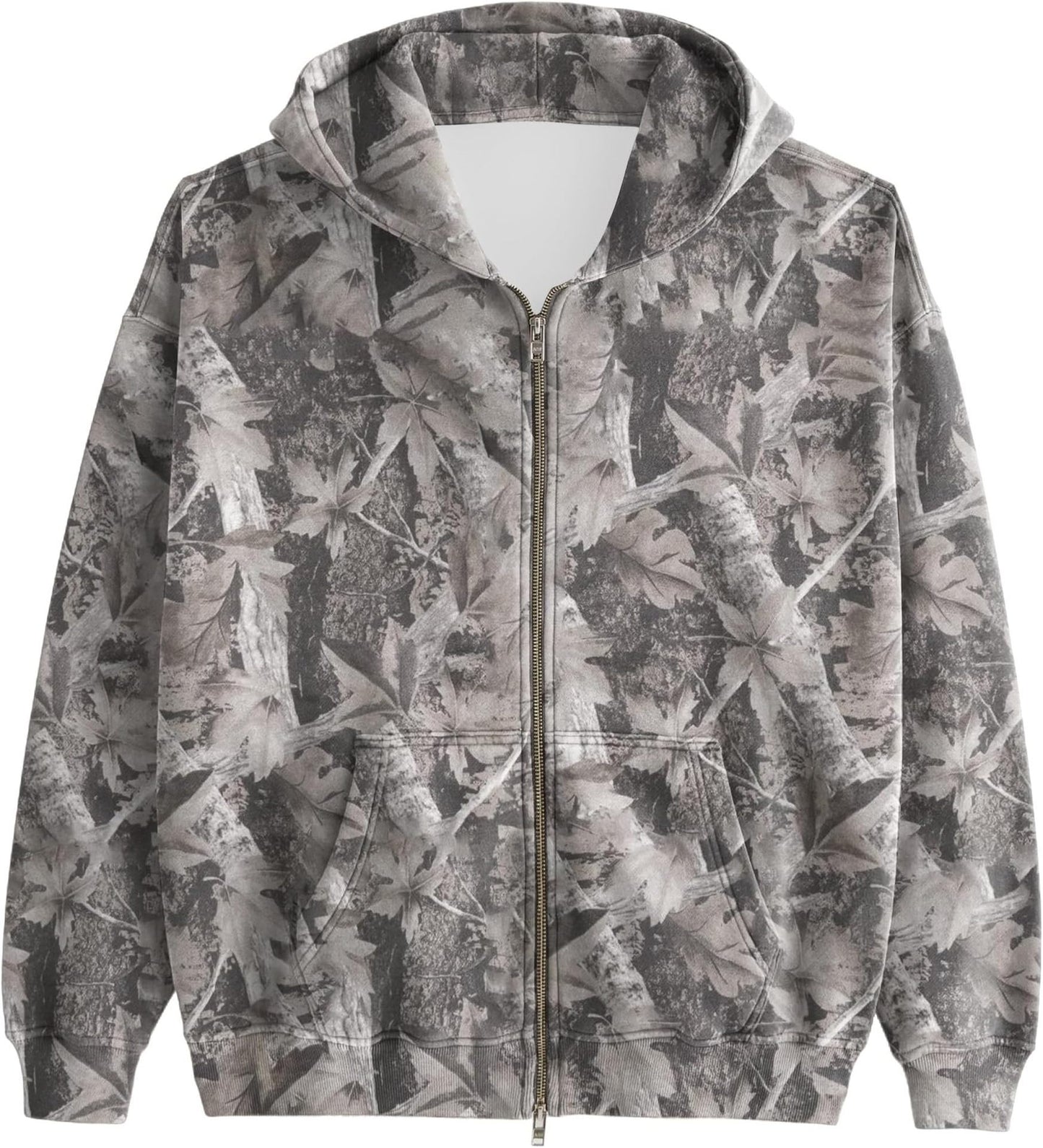 Men And Women Camouflage Hooded Jacket