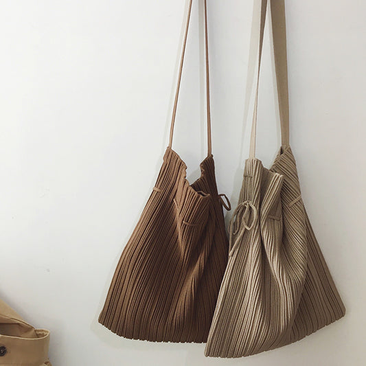 Foldable Green Shopping Bag Female Bag