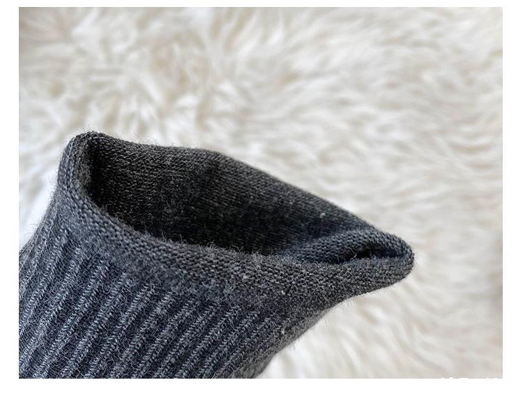 Fashion Women's Thick Heel Stretch Socks And Boots