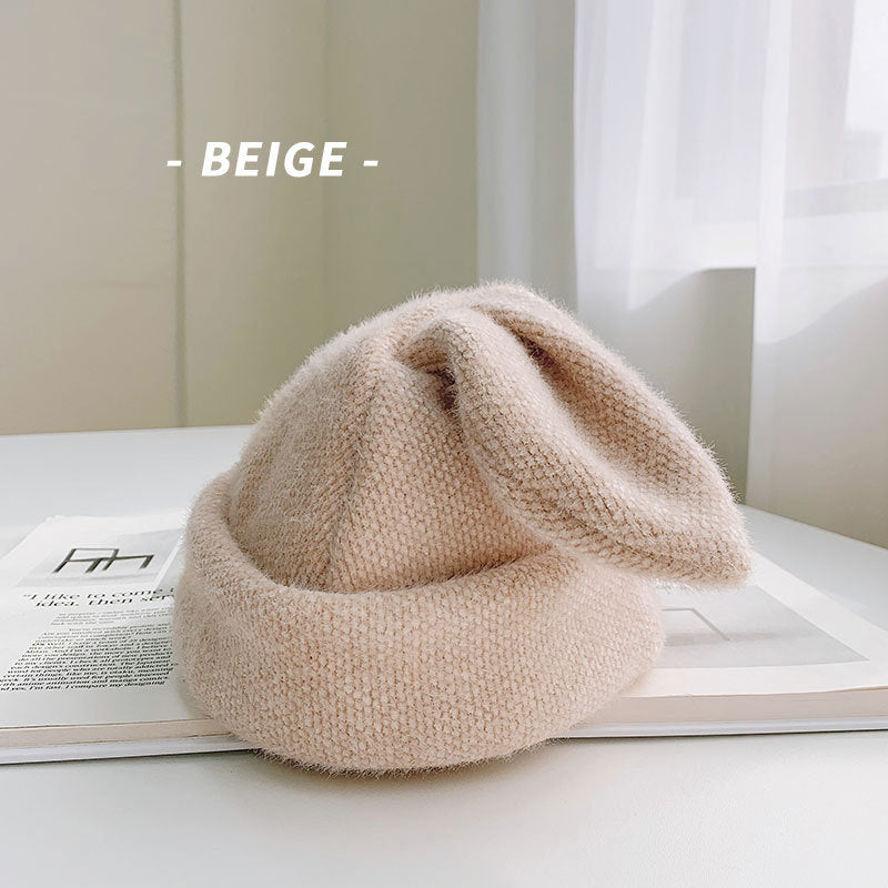 Rabbit Ears Woolen Cap Children Autumn And Winter Cute Fleece Lined