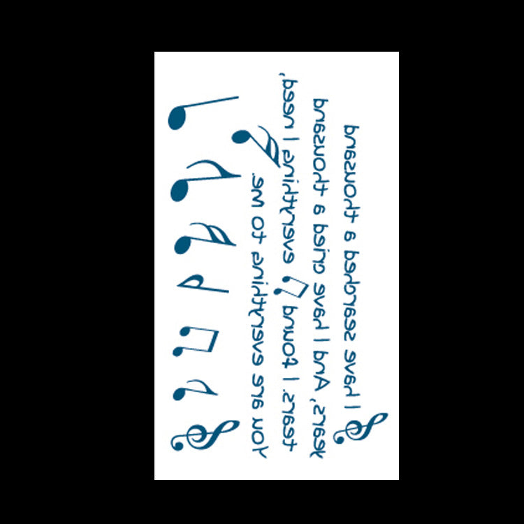 One-time Cute Waterproof Tattoo Stickers
