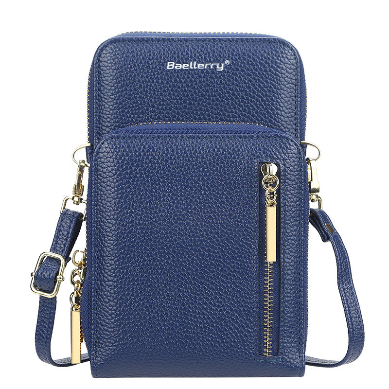 Women's Wallet Vertical Large Capacity Double-layer Mobile Phone Bag