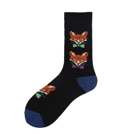 Personality Middle-long Stockings Contrast Color Men's Cotton Socks Trend