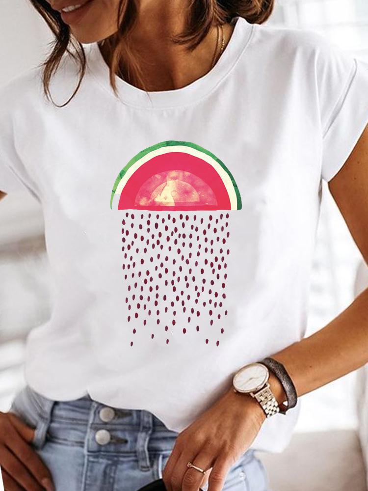 T-shirt AliExpress Amazon Independent Station Kortærmet til kvinder