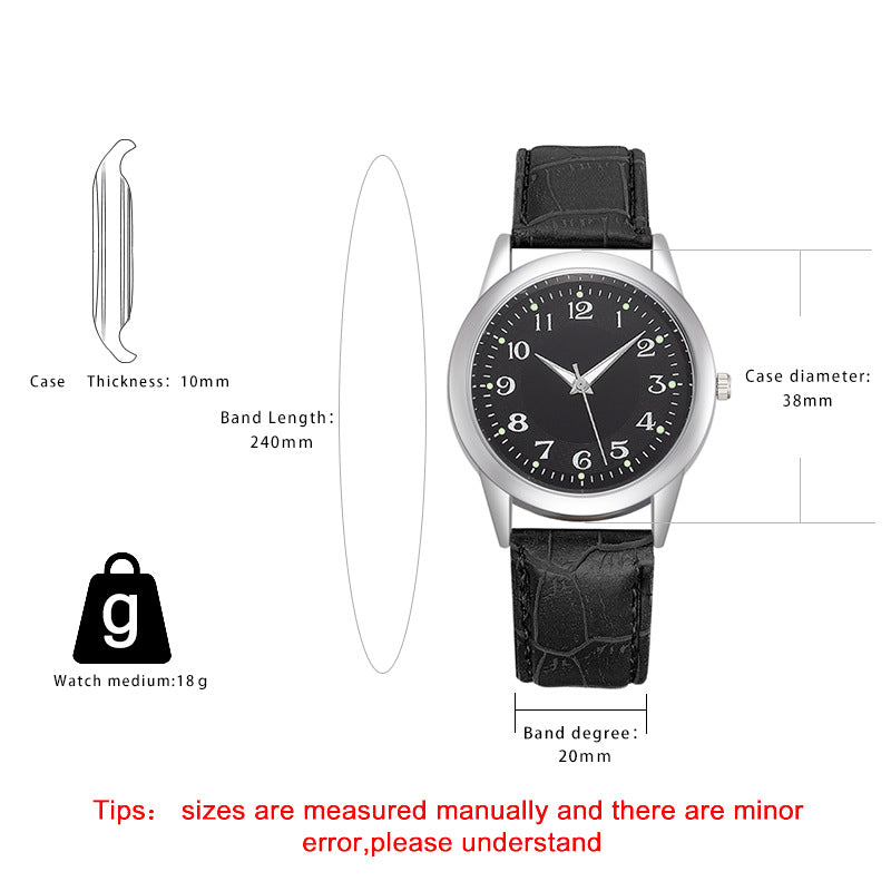 Quartz Men's Watch Business Roman Scale