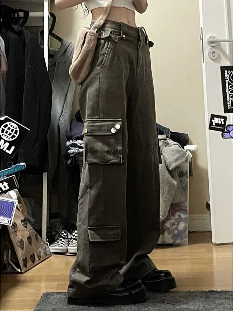 New American Retro Workwear Pocket Jeans