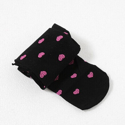 Love Polka Dot Candy Color Velvet Pantyhose