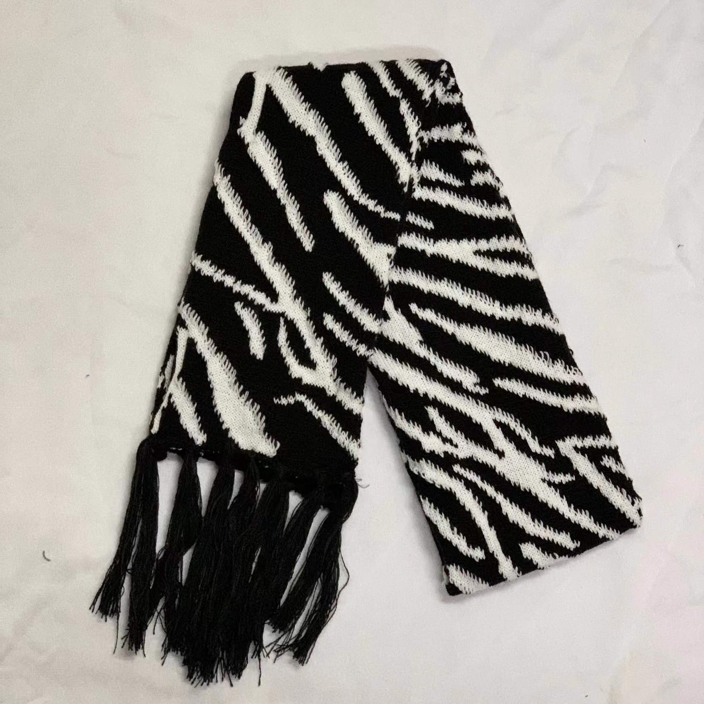 Strikket Jacquard Tyk Varm Afslappet Kædehalsrør