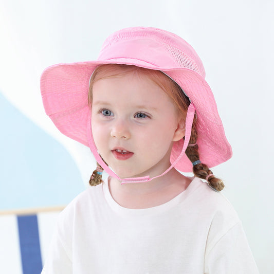 Children's Outdoor Sunscreen Breathable Bucket Hat