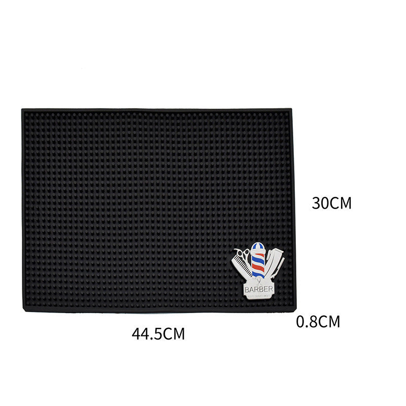 Hairdressing Tool Anti-Skid Pad, Retro Oil Head Clipper Silicone Pad