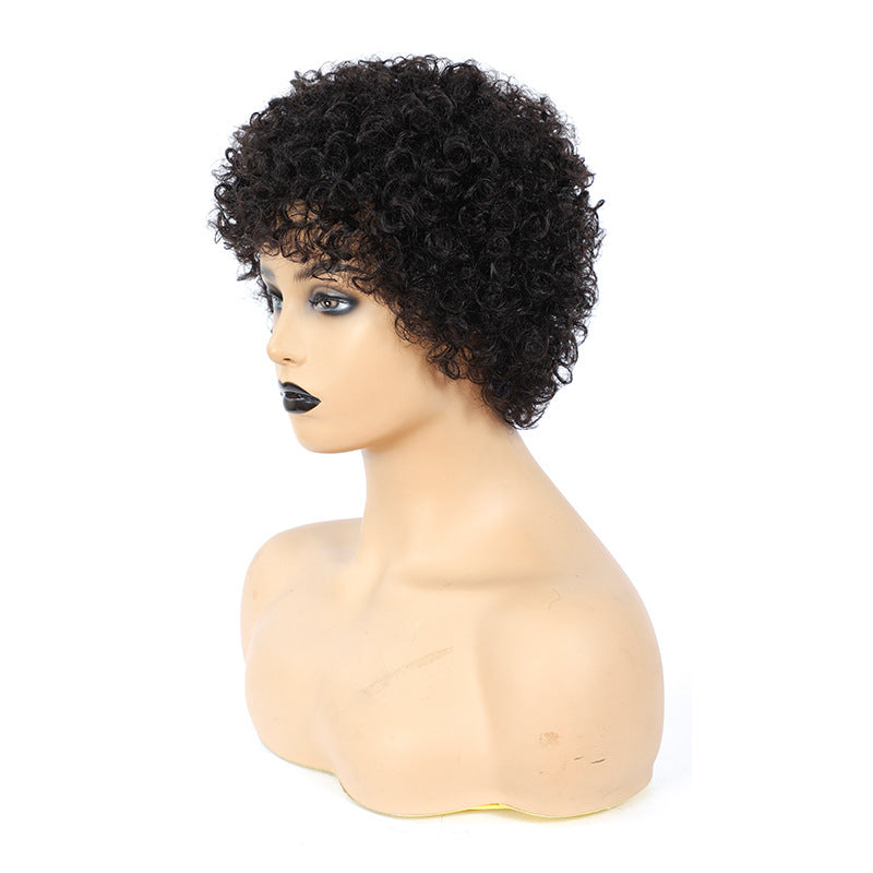 European And American Fashion Microwave Curly Fluffy Wig Headgear