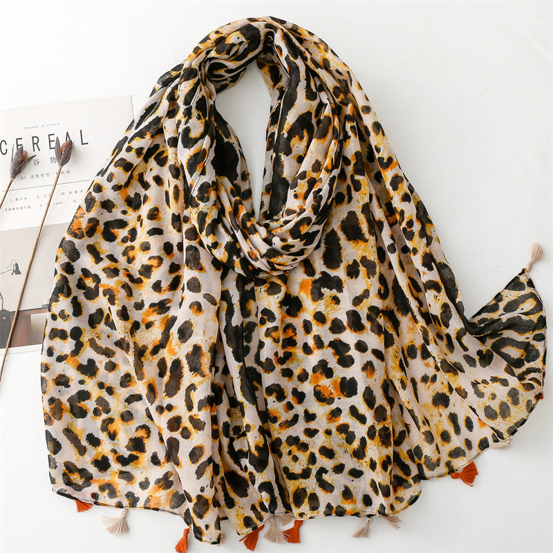 Creative Chinese Style Cotton And Linen Scarf