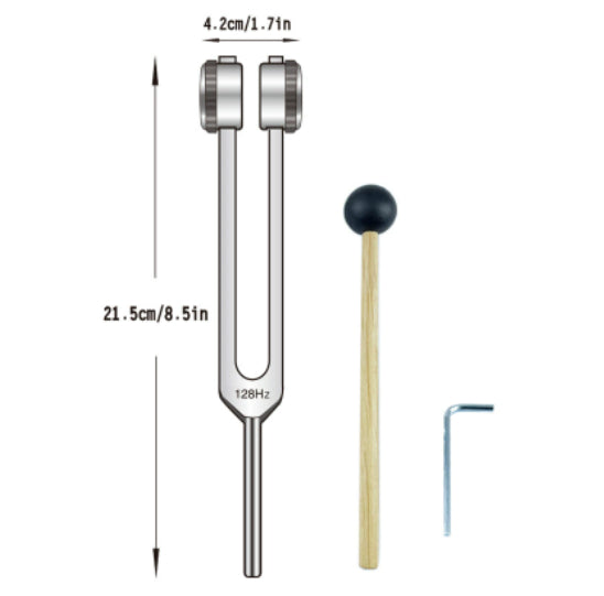 128Hz Ear Cleaning Ear Cleaning Tool Tuning Fork Loud Sound Tuning Fork Ear Shock Bell Ring Clip Buddha