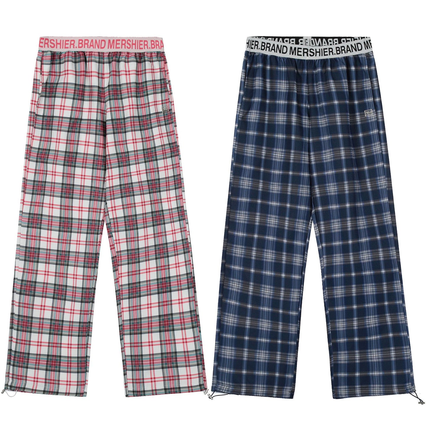 Women's American-style Hip-hop Plaid Casual Trousers