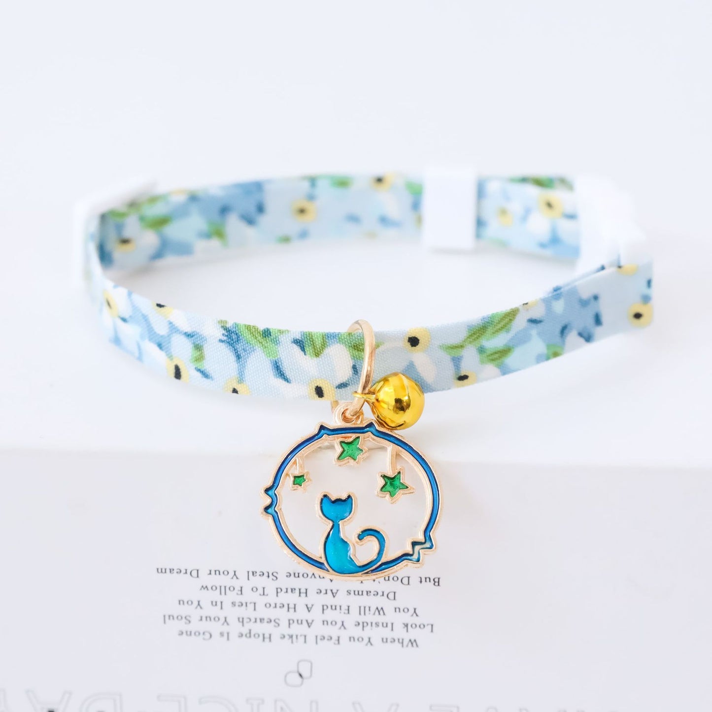 Pet Collar Kitten Dog Bell Safety Buckle
