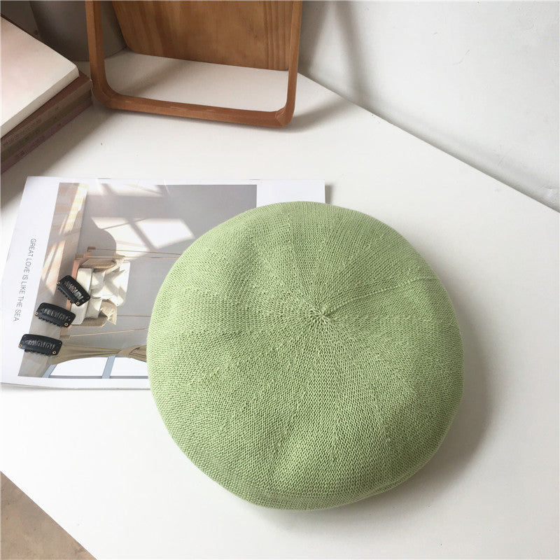Women's Thin Fashion Retro Beret Knit