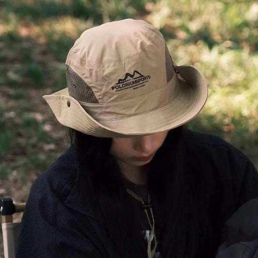 Mountain-Style Camping Mens Summer Sun Hat Hiking Sun Protection Fishing Cap