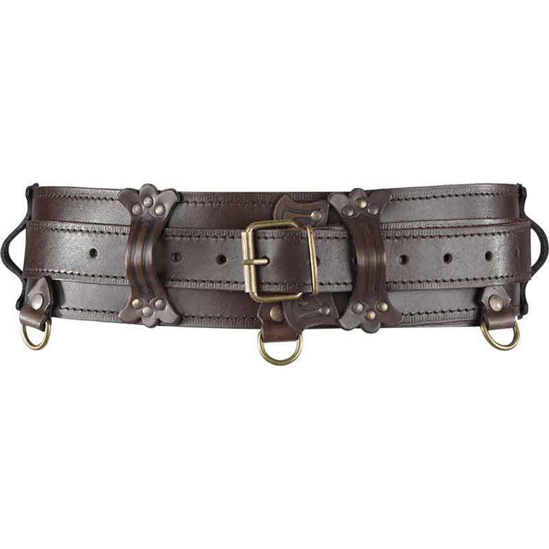 Enkeltlagslæderbælte til mænd og kvinder