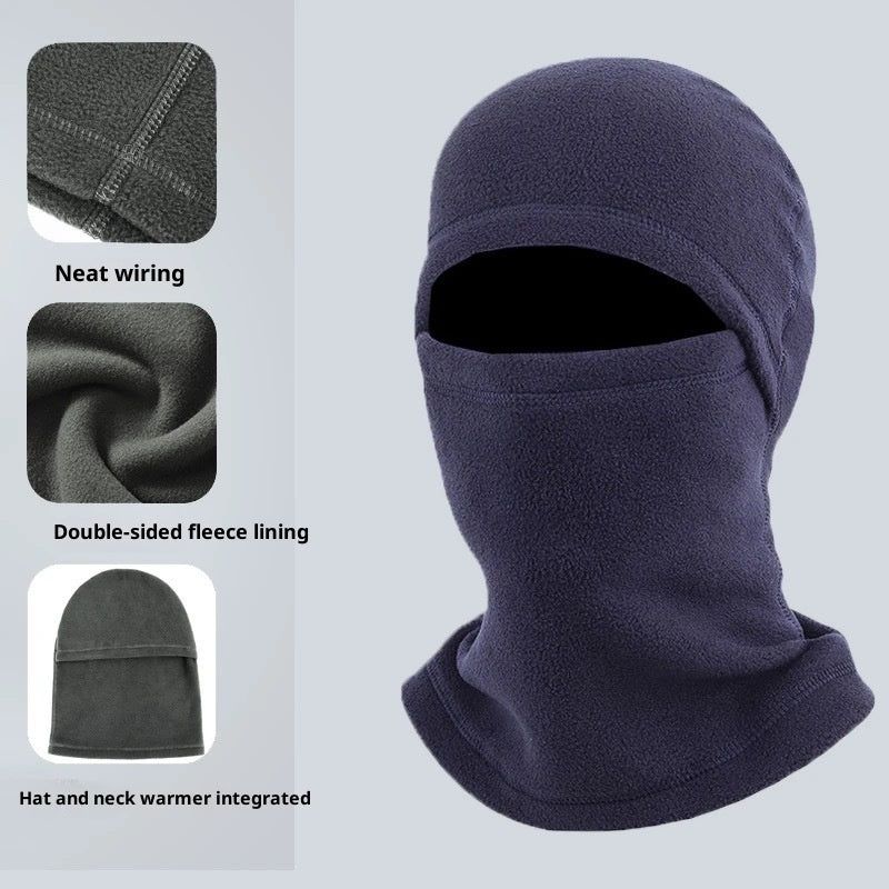 Windproof Riding Scarf Integrated Hat