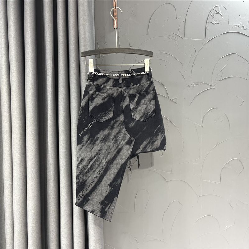 Design Sweet And Spicy Style High Waist Denim Skirt