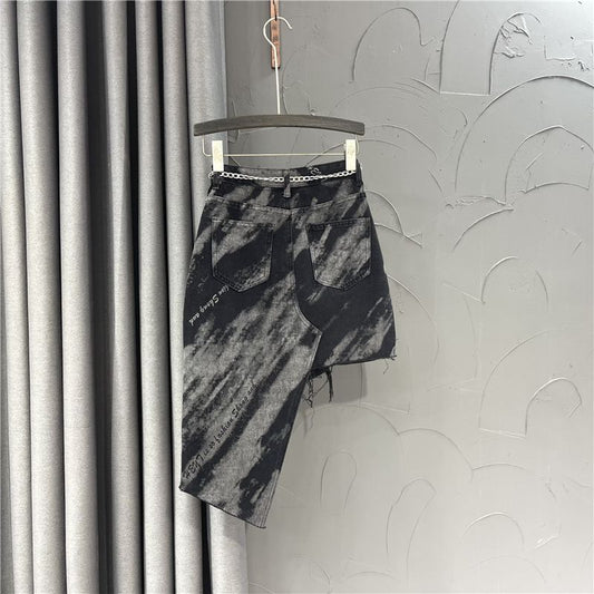 Design Sweet And Spicy Style High Waist Denim Skirt